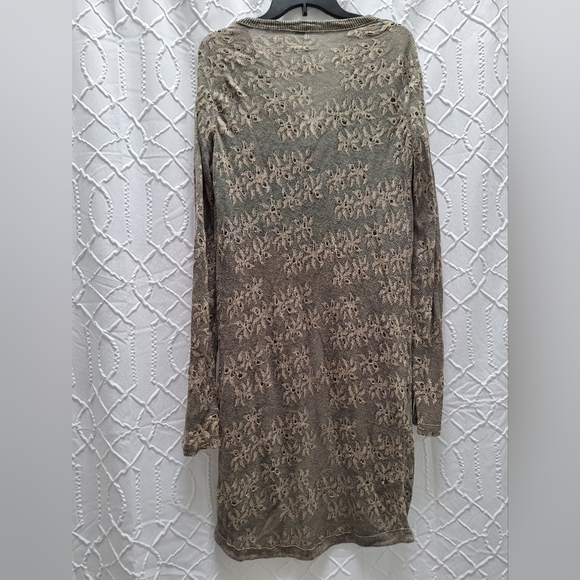 Transit Par-Such Made In Italy Button-Up Rounded Neck Cardigan with Pockets - Picture 8 of 8